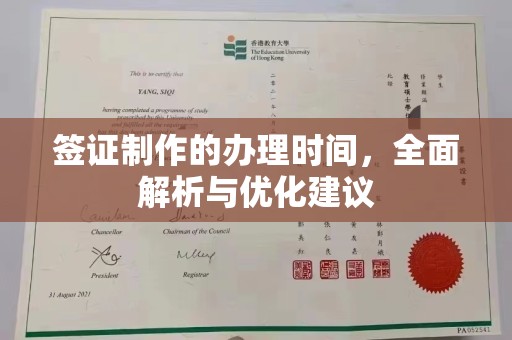 天等签证制作的办理时间，全面解析与优化建议